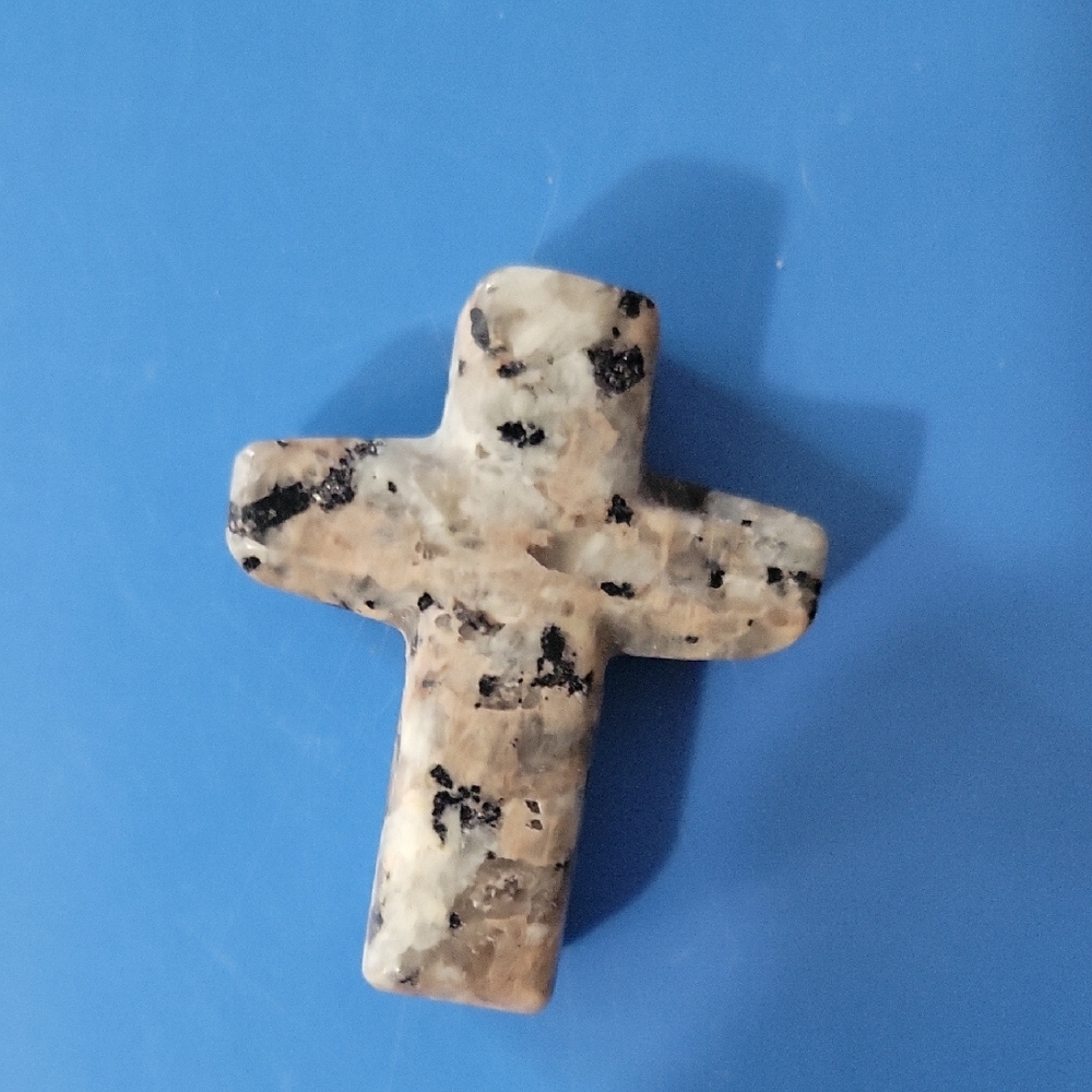 Dalmation Jasper Crystal Cross - Picture 3 of 6